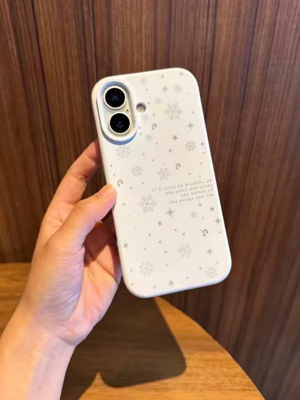 White Snowflake Phone Case